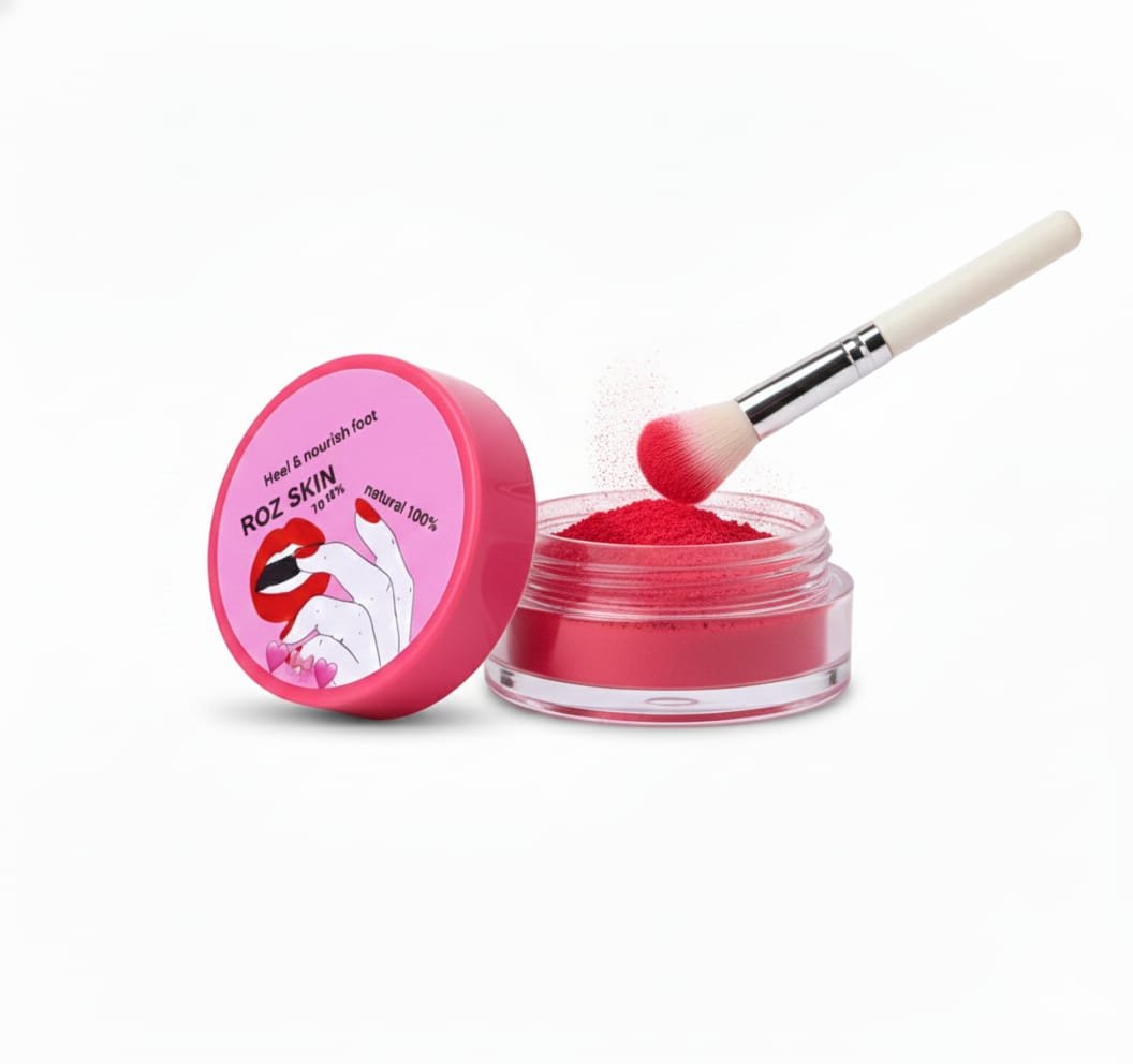 بودرة توريد الشفايف والخدود الطبيعية